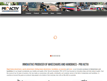 Tablet Screenshot of proactiv-gmbh.com