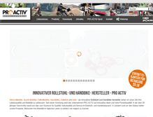 Tablet Screenshot of proactiv-gmbh.de